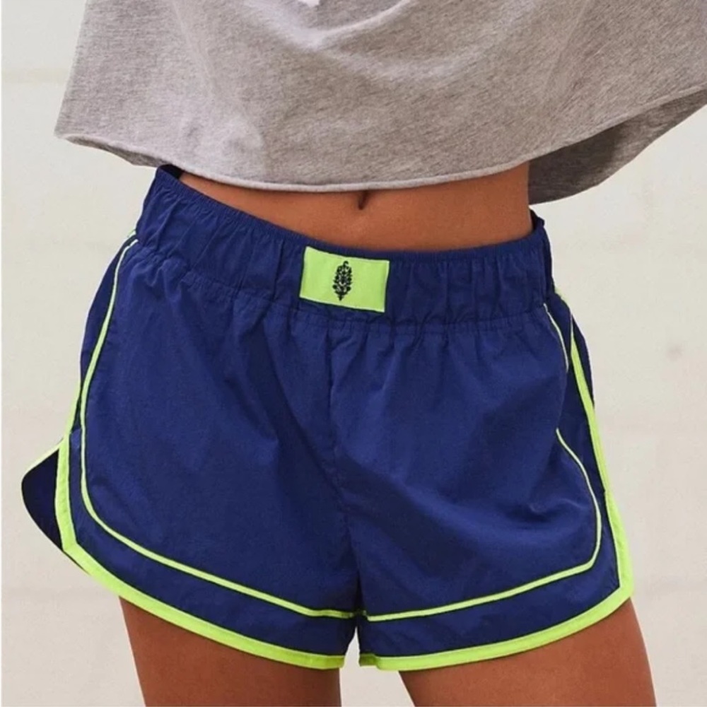 NWT | Free People | Varsity Blue Shorts size M
